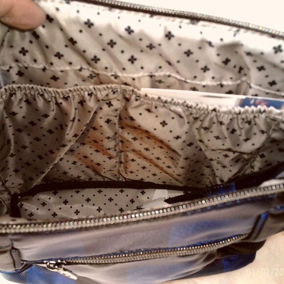 Brand New Lug Mini Shuffle in Buffalo Blue Check - Picture 3 of 4